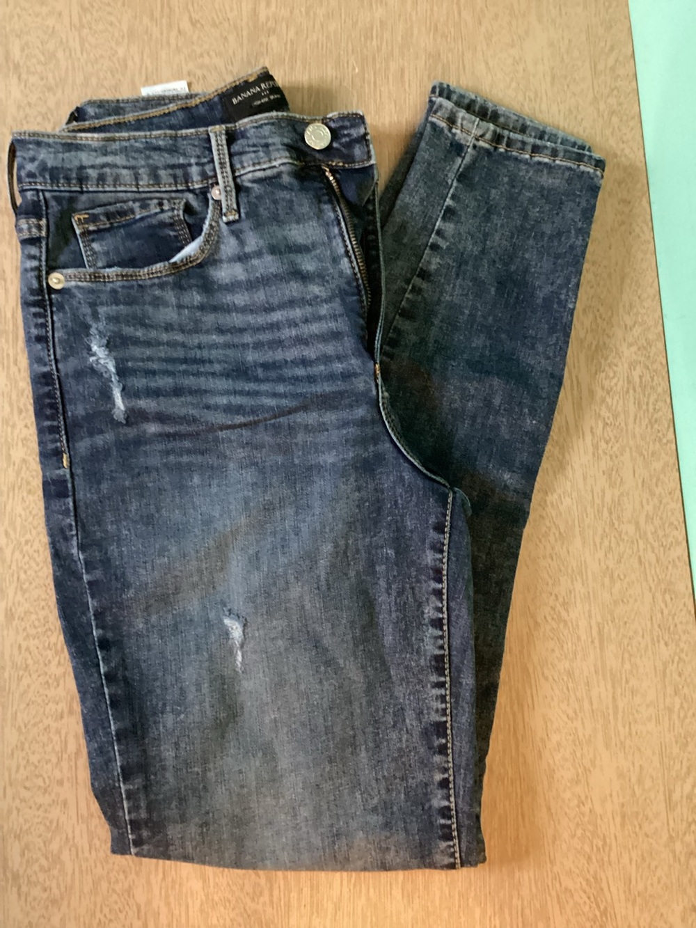 Banana Republic Factory High-Rise Distressed Skinny Jeans Size 27/4